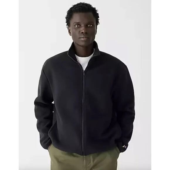 J.Crew Full-Zip Recycled Fleece Jacket – Navy – XL – NWT - Picture 2 of 9